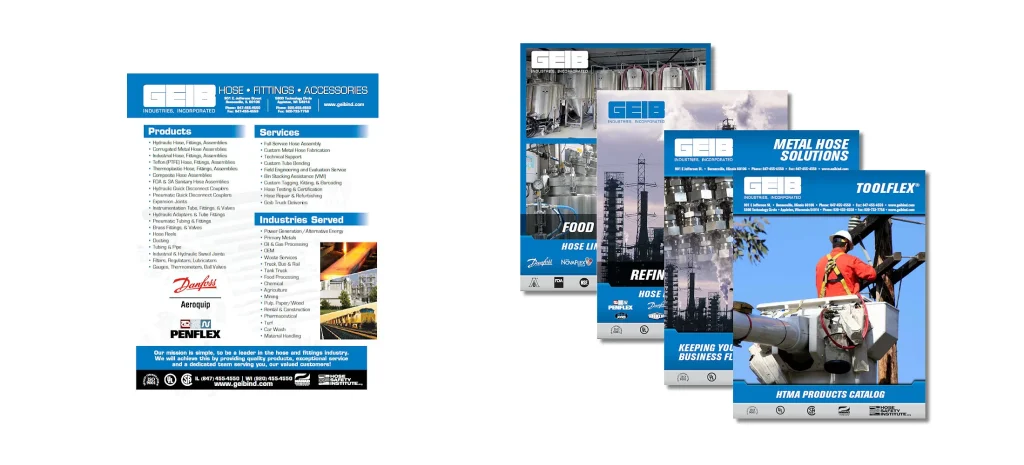 Geib linecards and brochures